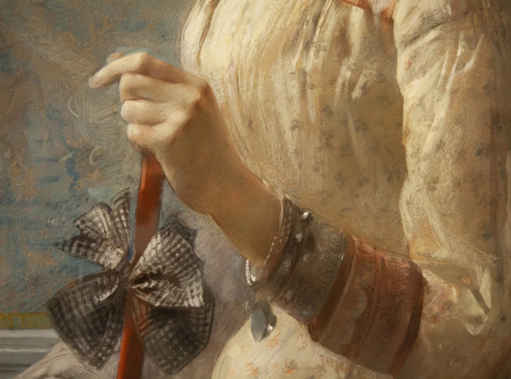 Ritratto di Madame Charles Steeg - dettaglio